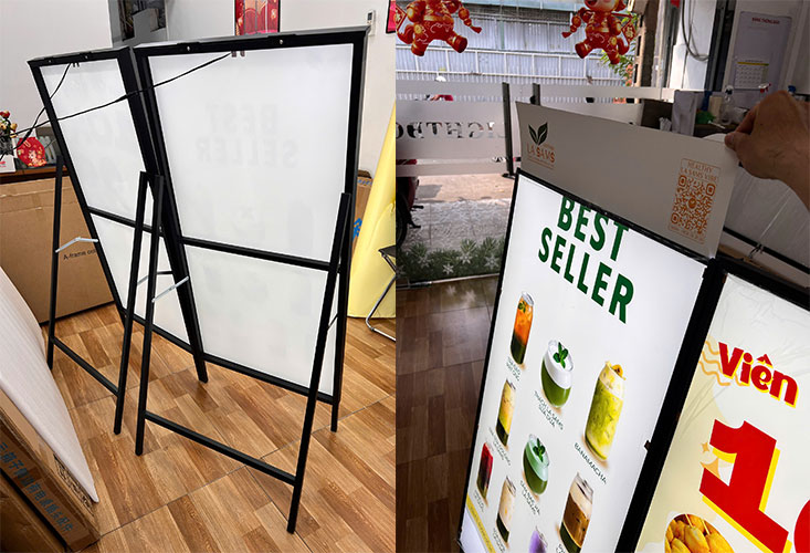 Tranh điện chân đứng chữ A 60x120cm 6
