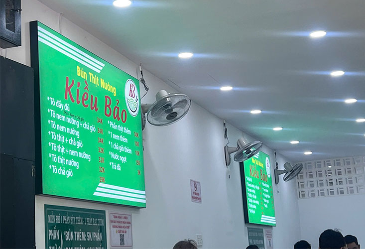 Cấu tạo hộp đèn không viền