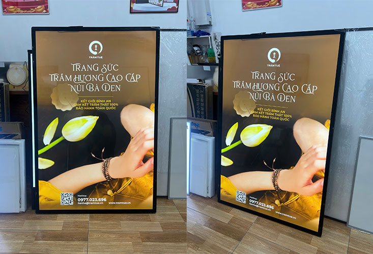 Tranh điện nắp hít 80x120cm treo tường cho cửa hàng trang sức