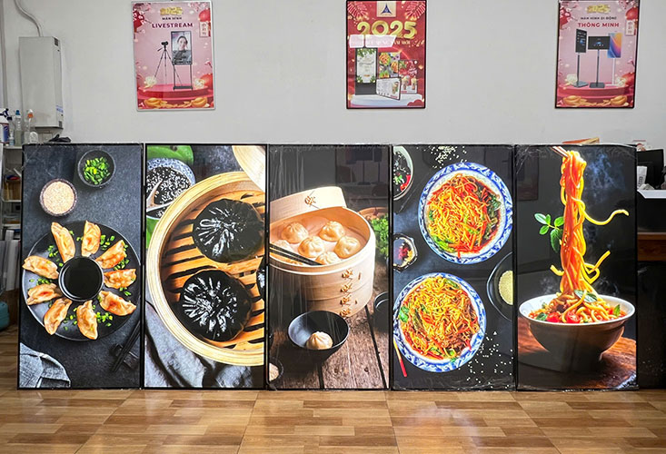 Tranh điện tranh rút 60x120cm làm poster treo tường