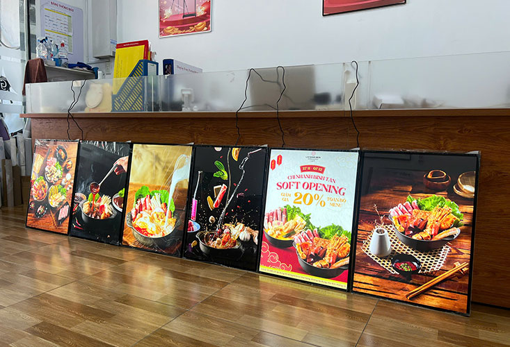 Tranh điện tranh rút A2 treo tường