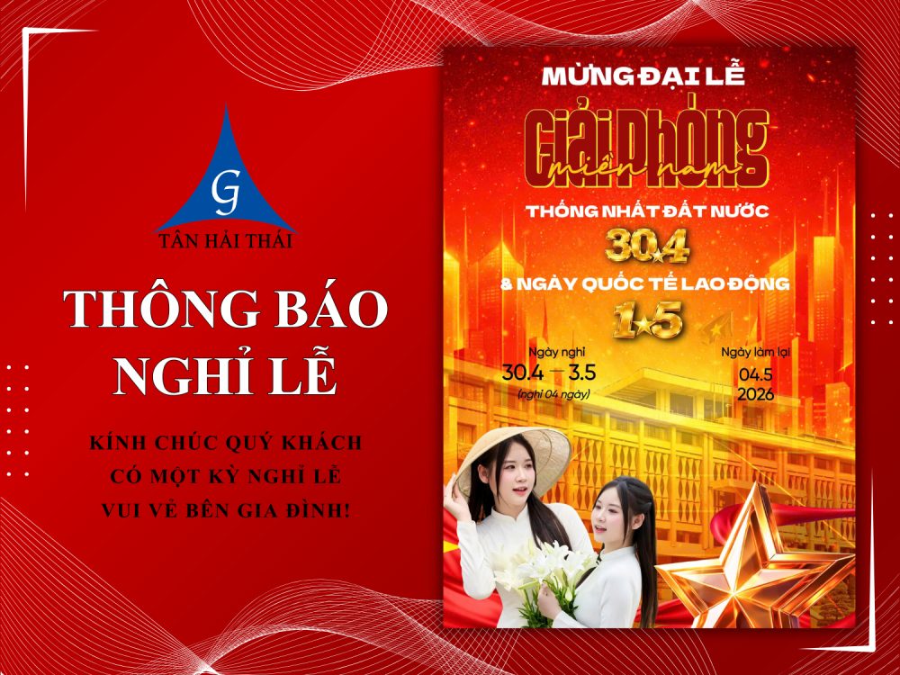 Thông Báo Lịch Nghỉ Lễ 30.4 & 1.5 Năm 2026