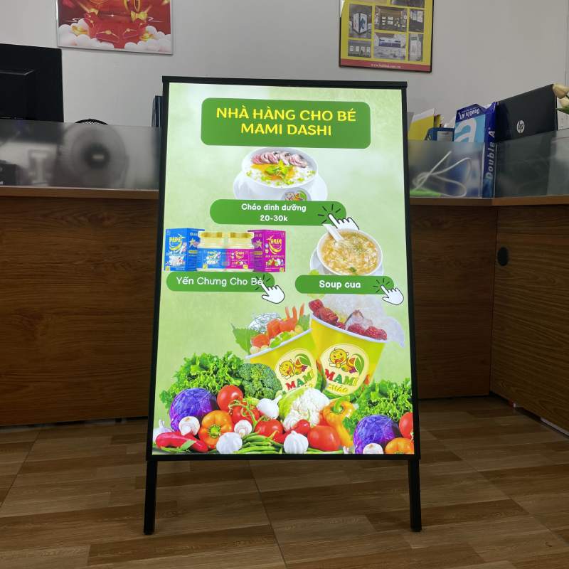 Tranh Rút 60x90cm - Chân Đứng (Chữ A - 1 Mặt)