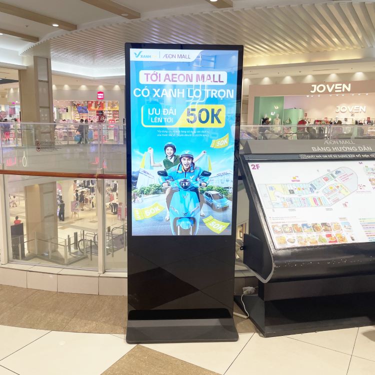 Màn Hình Quảng Cáo LCD Chân Đứng 55"
