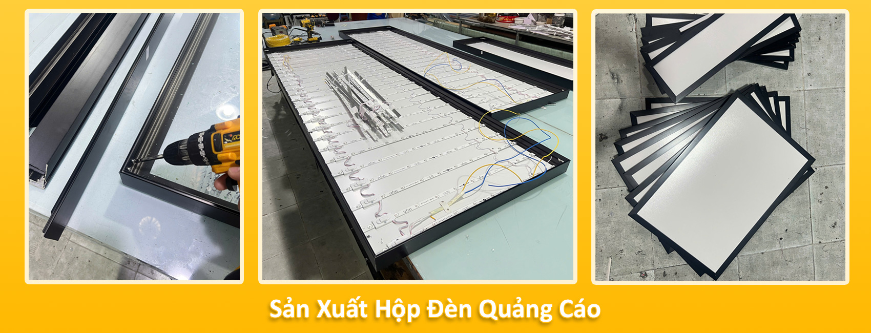 Baner sản xuất hộp đèn quảng cáo Baner sản xuất hộp đèn quảng cáo